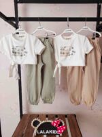 کراپ بغل گرهی و شلوار